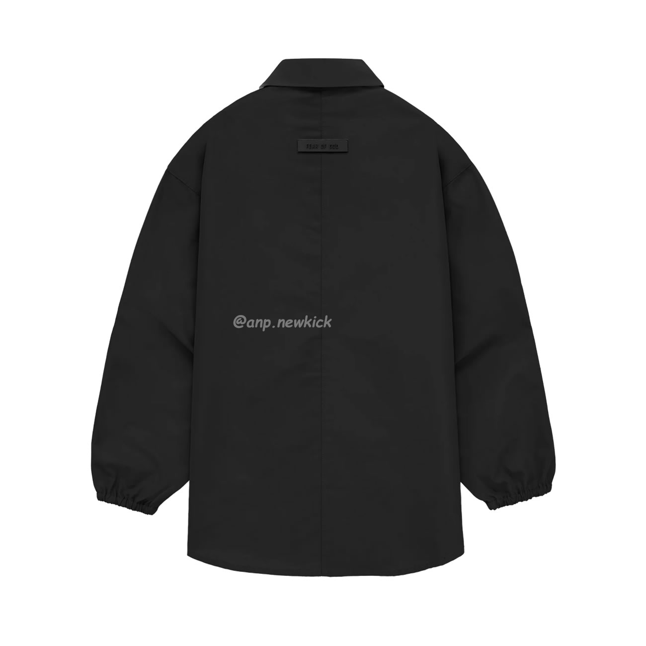 Fear Of God Essentials Fog 23fw Tie Cuffed Shirt Black Apricot Gray S Xl (7) - newkick.cc